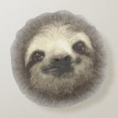 円形の怠惰の枕 ラウンドクッション (裏面)