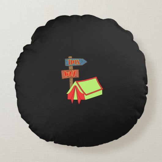 円形の枕でデコスタイリッシュルを持ち上げる ラウンドクッション (正面)