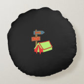 円形の枕でデコスタイリッシュルを持ち上げる ラウンドクッション (裏面)