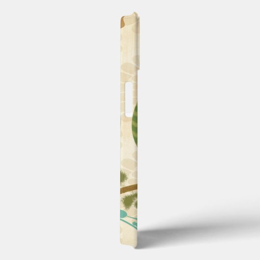 円形の模様を持つフクロウ Case-Mate iPhoneケース (裏面 / 右)