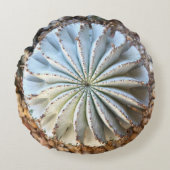 円形の水気が多い装飾用クッション ラウンドクッション (正面)