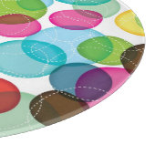 円形の泡子供パターン2 カッティングボード (角)