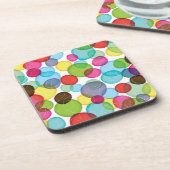 円形の泡子供パターン2 コースター (左側)