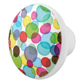 円形の泡子供パターン2 セラミックノブ (右)