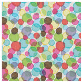 円形の泡子供パターン2 ファブリック (見本)