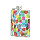 円形の泡子供パターン2 フラスク (左)