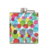 円形の泡子供パターン2 フラスク (裏面)