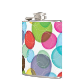 円形の泡子供パターン2 フラスク (左)