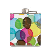 円形の泡子供パターン2 フラスク (裏面)