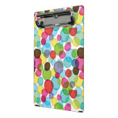 円形の泡子供パターン2 ミニクリップボード (アングル2)