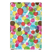 円形の泡子供パターン2 ミニクリップボード (裏面)