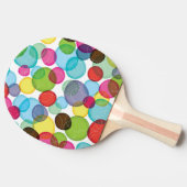 円形の泡子供パターン2 卓球ラケット (横)
