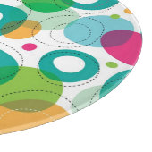 円形の泡子供パターン カッティングボード (角)