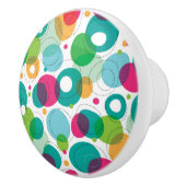 円形の泡子供パターン セラミックノブ (右)