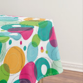 円形の泡子供パターン テーブルクロス (インサイチュ)