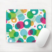 円形の泡子供パターン マウスパッド (マウス)