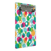 円形の泡子供パターン ミニクリップボード (アングル)