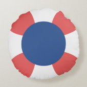 円形の生命Bouyの誕生の発表のクッション ラウンドクッション (裏面)