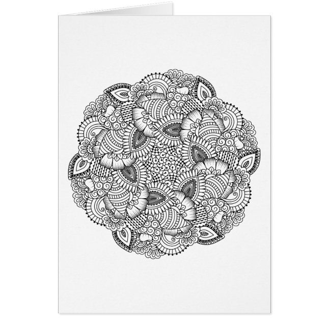 円形の落書きのデザイン (正面)