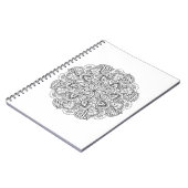 円形の落書き ノートブック (左側)