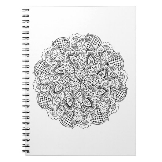 円形の落書き ノートブック (正面)