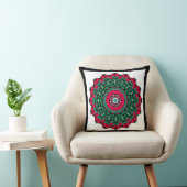 円形の装飾抽象芸術曼荼羅装飾プリン クッション (椅子)