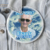 円形の記念ボタンの写真のバッジ 缶バッジ (インサイチュ)