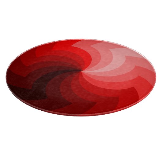 円形の赤はガラスまな板をくさびで留めます カッティングボード (角)