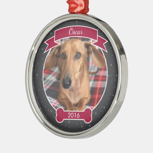 円形の飾り金具 メタルオーナメント (左)