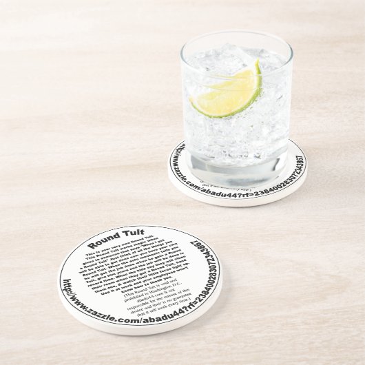 円形のTuit コースター (側面)