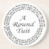 円形のTuit コースター (正面)