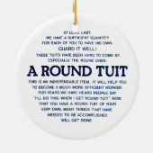 円形のTuit セラミックオーナメント (裏面)