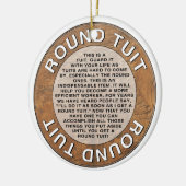 円形のTuit セラミックオーナメント (左)