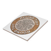 円形のTuit タイル (側面)