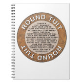 円形のTuit ノートブック (正面)