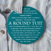 円形のTuit 缶バッジ (インサイチュ)