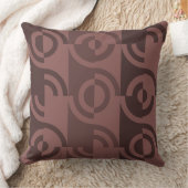 円形よくはしゃぐ断片茶色装飾用クッション クッション (ブランケット)
