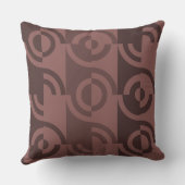 円形よくはしゃぐ断片茶色装飾用クッション クッション (裏面)