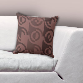 円形よくはしゃぐ断片茶色装飾用クッション クッション