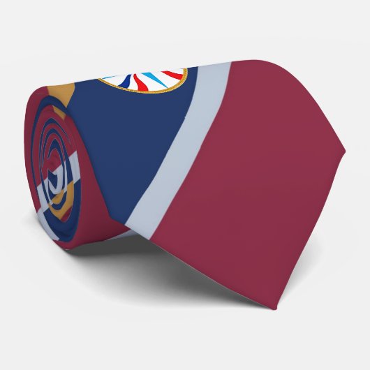 円形アッシリア旗 ネクタイ (ロール)