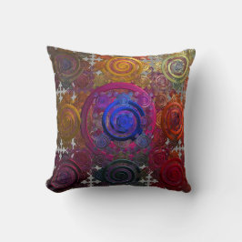 円形カラフルホットプレート用クッション クッション