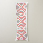 円形カラフル抱き枕付きデザイン ボディピロー (正面縦)