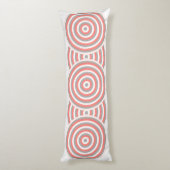 円形カラフル抱き枕付きデザイン ボディピロー (裏面 (縦))