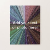 円形グラディエント自然レインボー ジグソーパズル (縦)