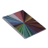 円形グラディエント自然レインボー ノートブック (右側)