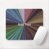 円形グラディエント自然レインボー マウスパッド (マウス)