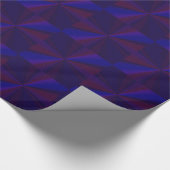 円形グラデーションパッチワーク青から紫 ラッピングペーパー (角)