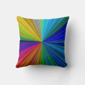 円形グラデーション虹 クッション (裏面)