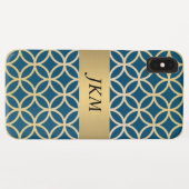 円形ゴールドパターン Case-Mate iPhoneケース (裏面(横))