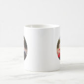 円形シンプルなカスタム2の写真 コーヒーマグカップ (中央)